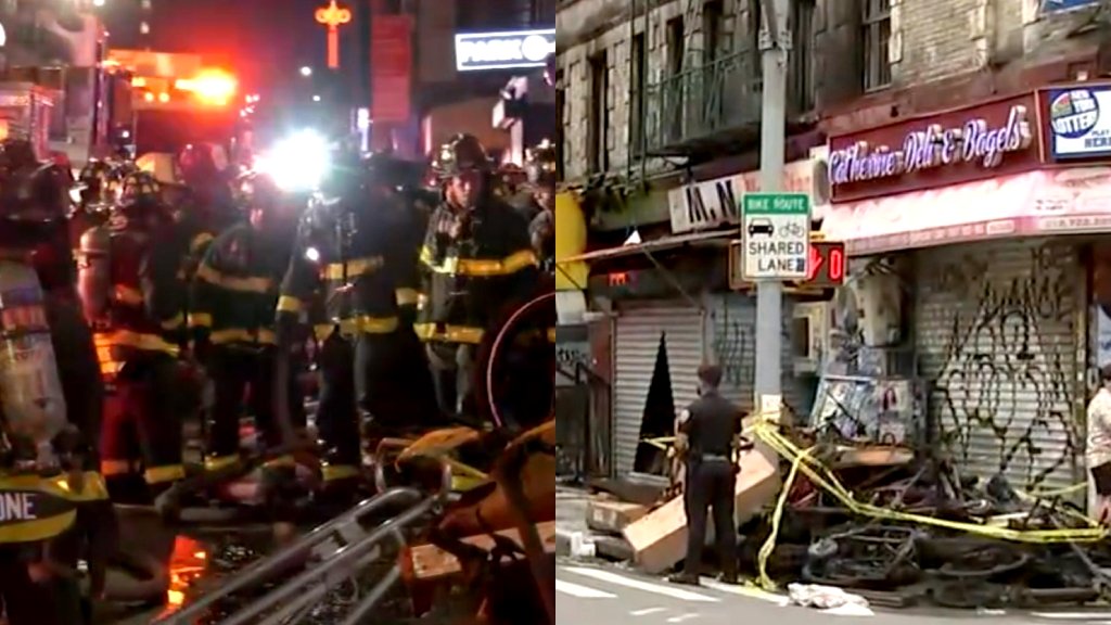 4 dead, 2 critically injured in NYC Chinatown e-bike shop fire