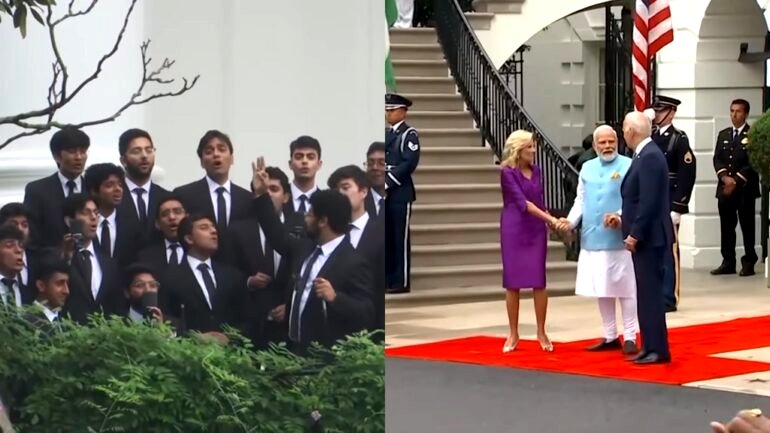 Watch: UPenn a cappella group sings Bollywood songs at White House to welcome PM Modi