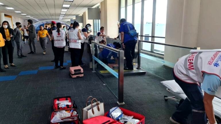Woman loses leg after it gets stuck in moving walkway at Bangkok airport