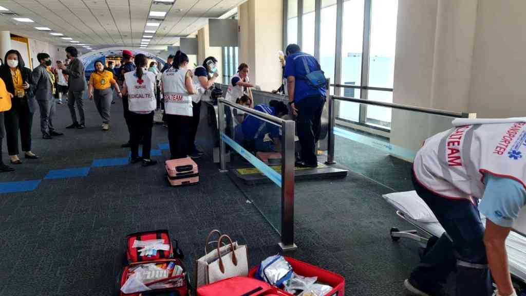 Woman loses leg after it gets stuck in moving walkway at Bangkok airport