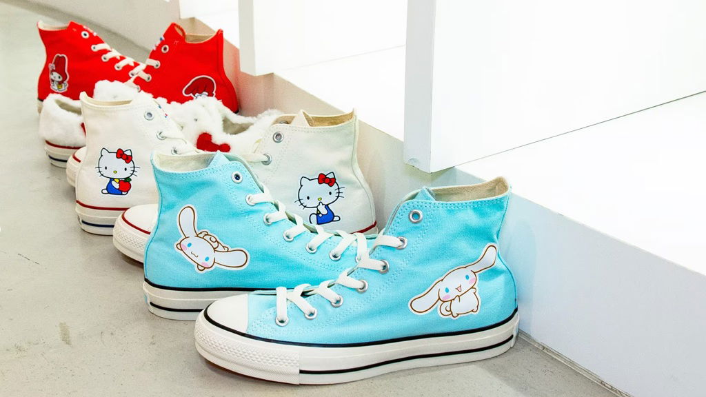 Converse hello shop kitty limited edition