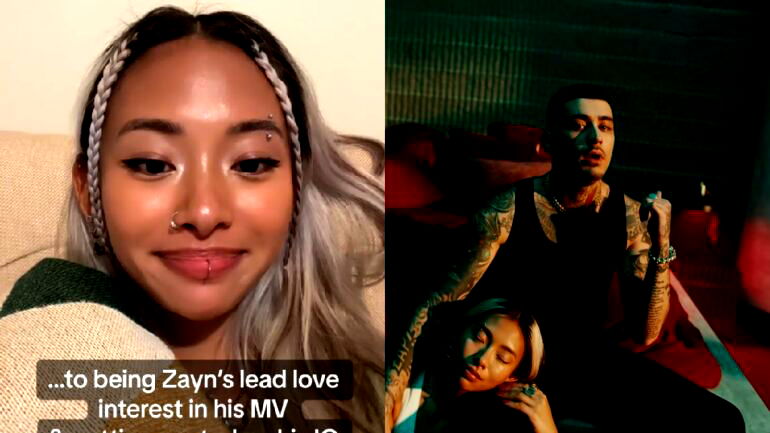 Fan overjoyed after being unexpectedly cast as Zayn Malik’s love interest in music video