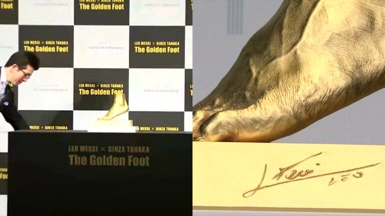 10 years ago, Lionel Messi auctioned off his ‘Golden Foot’ for $5 million