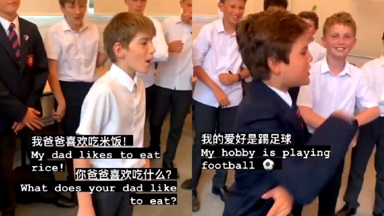 Watch: English schoolboys duke it out in wholesome ‘rap battle’ in Mandarin
