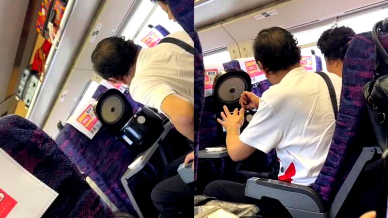 Watch: Chinese auntie brings rice cooker on high-speed rail train to serve fresh meal