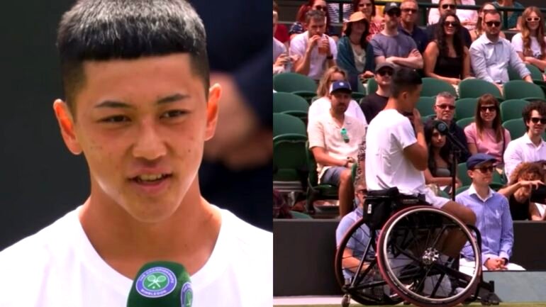Japan’s Tokito Oda becomes youngest male Wimbledon champion in any discipline