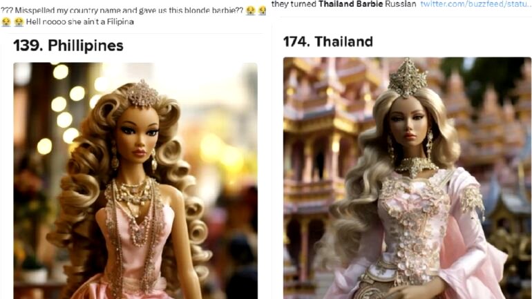 Buzzfeed’s AI-generated Barbies blasted for featuring blonde Asians, cultural inaccuracies