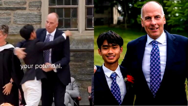 Thai cave survivor graduates high school in NY, reunites with British rescuer