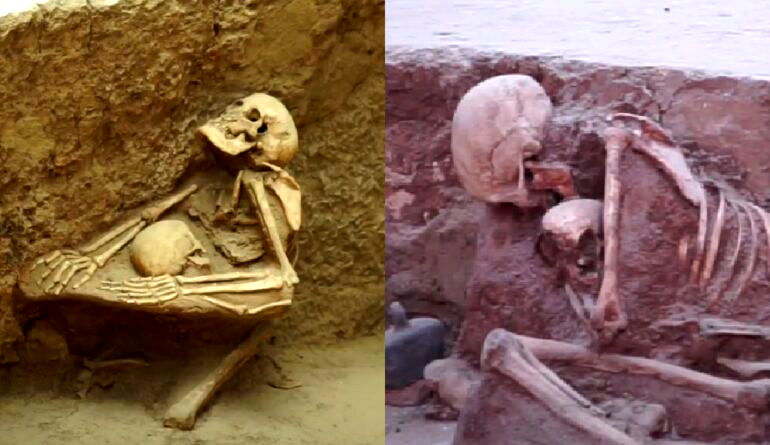 ‘China’s Pompeii’ museum showcases skeletal remains locked in eternal embrace