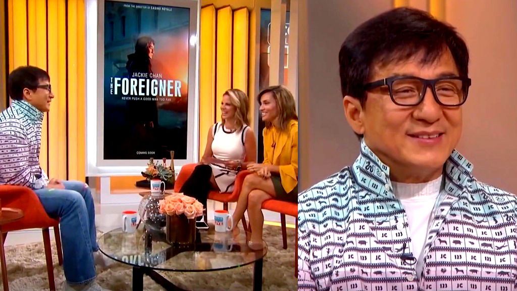 This clip of Jackie Chan responding to a question about the Kardashians is going viral