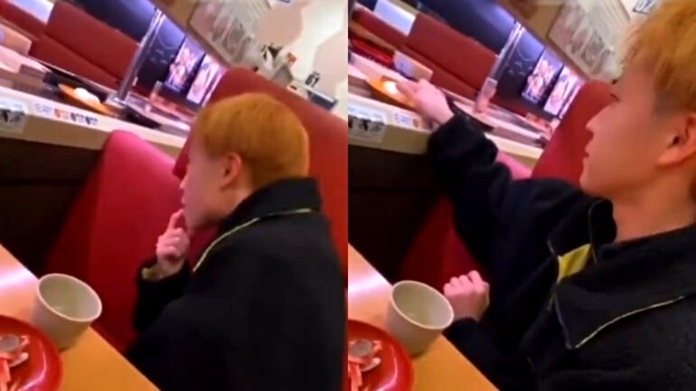 Japanese sushi chain drops $480,000 suit against 17-year-old over licking prank