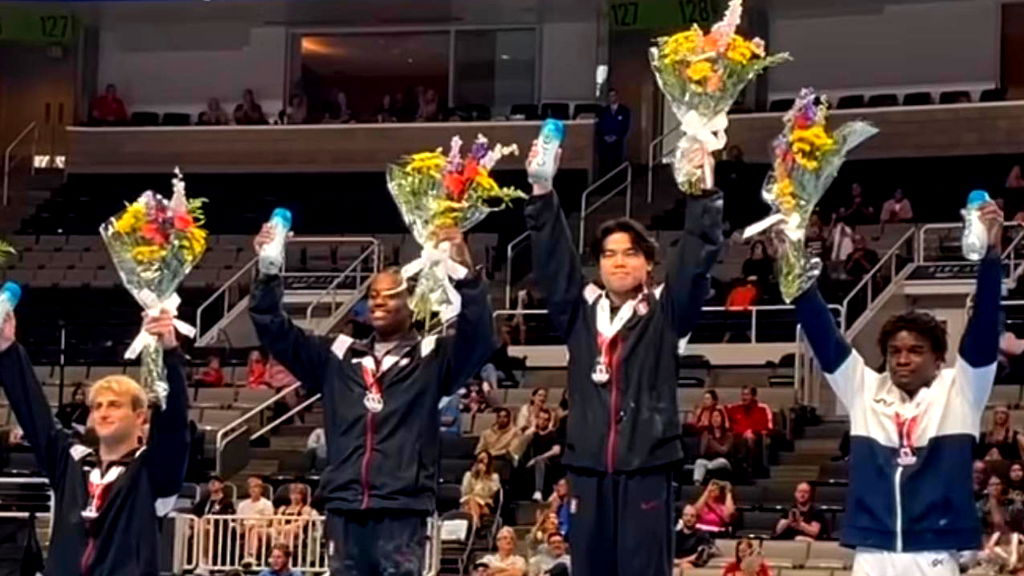 Stanford’s Asher Hong wins his 1st men’s national gymnastics title