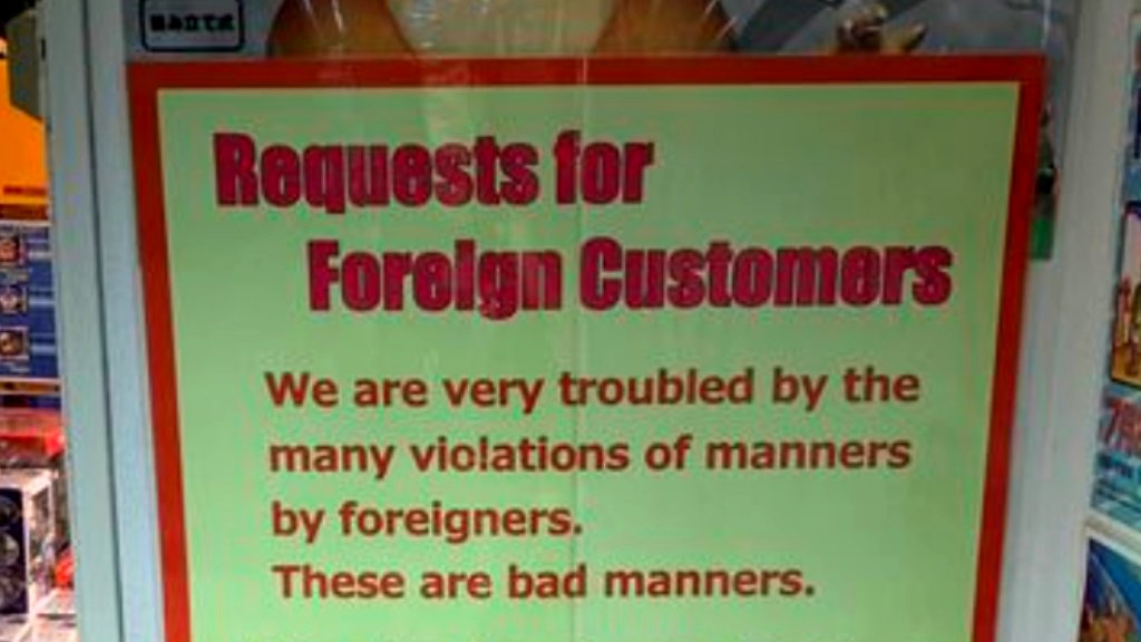Japanese store slams foreign tourists for ‘bad manners’