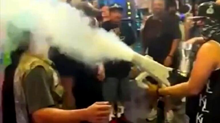 American tourist apologizes after blasting Phuket street with weed-laced fog machine