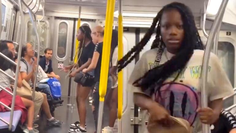 16-year-old girl charged with assault for viral attack on Asian family riding NYC subway