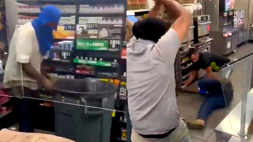 Sikh store owner goes viral for beating armed robber with stick in California