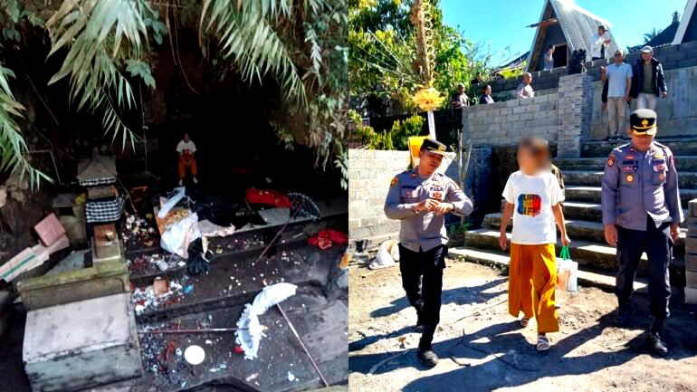 Bali village performs cleansing ritual after tourist influenced by ‘supernatural whisper’ damages temple