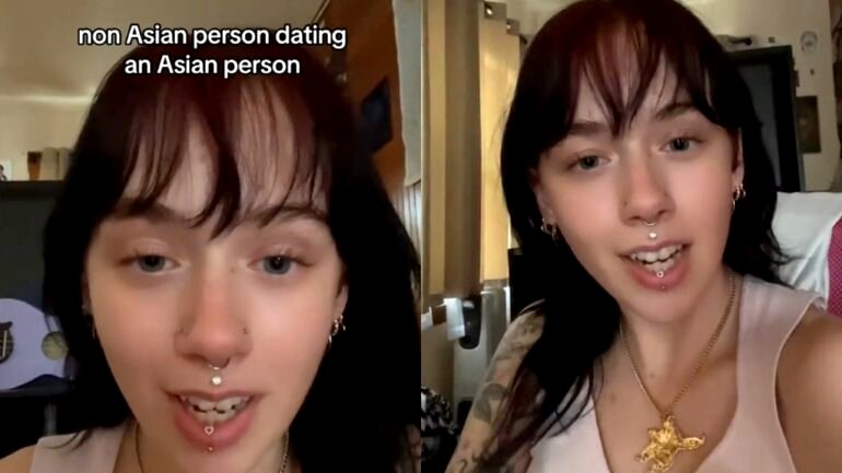 Video: White woman calls out white people’s assumptions about her dating an Asian man