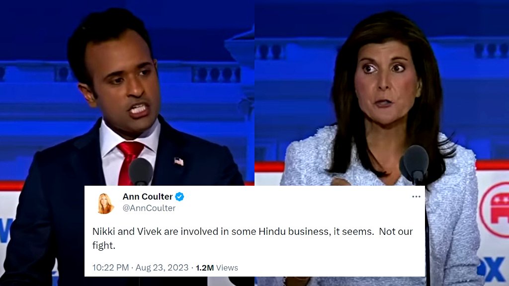 Ann Coulter sparks outrage over ‘Hindu business’ jab at Nikki Haley, Vivek Ramaswamy