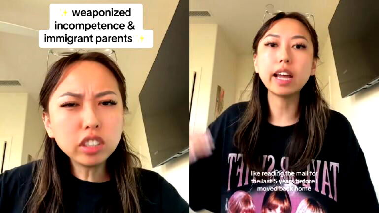 TikTok user’s post about ‘weaponized incompetence’ from immigrant parents sparks discussion