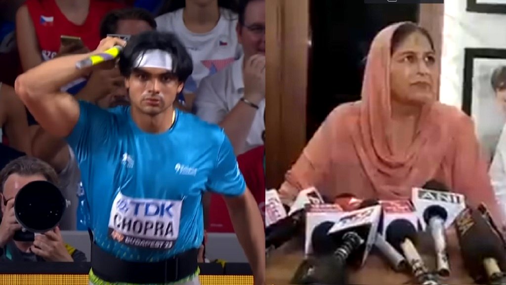 Neeraj Chopra’s mom wins the internet for comments about her son’s victory over Pakistani player