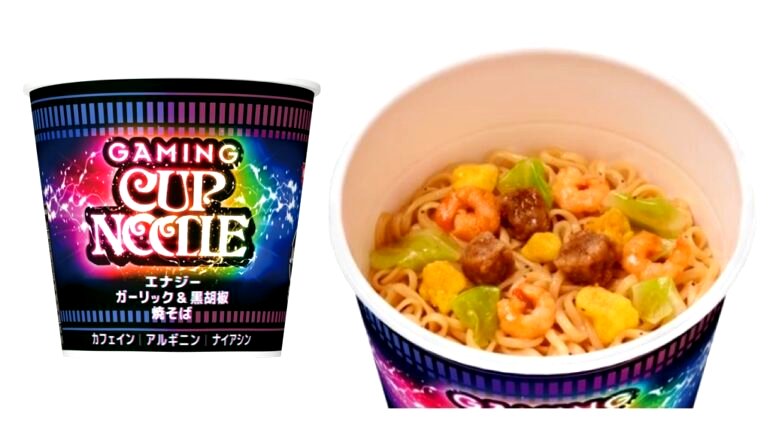 Nissin is releasing caffeinated Cup Noodles for gamers