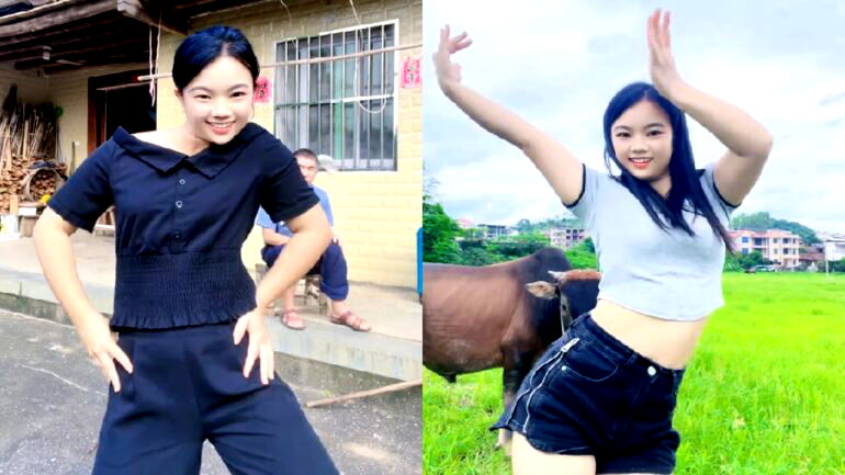 Video: Chinese woman shows off amazing neck and head isolation dance moves