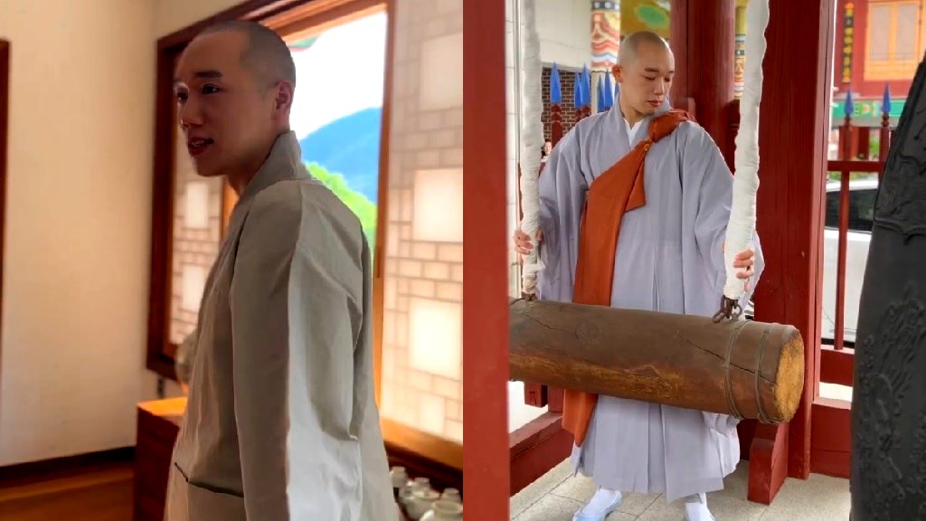 Korean temple’s tours sell out as people flock to meet online heartthrob ‘Flower Monk’