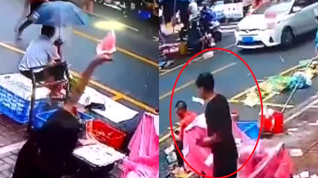 Video: Chinese man throws over $2K in cash in the air after girlfriend breaks up with him