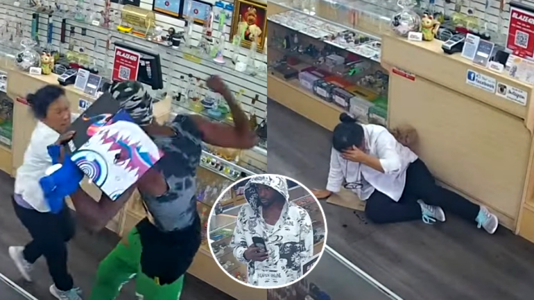 Man brutally attacks elderly shop worker in LA Chinatown robbery