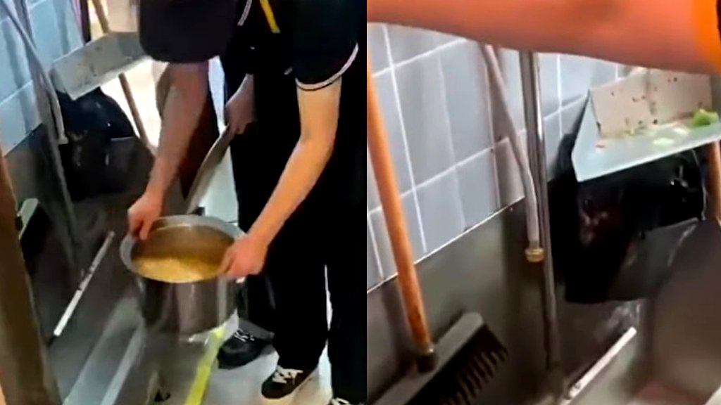 Restaurant in China sparks outrage after patron films how they make orange juice