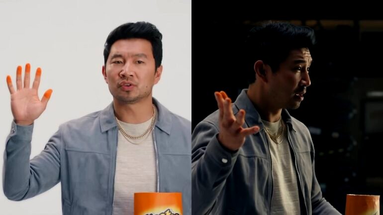Simu Liu flexes his French speaking skills in new ad for Cheetos