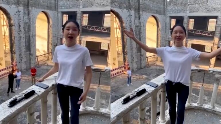 Chinese singer sparks outrage over performance of Russian war song in a bombed-out Ukrainian theater