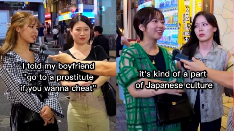 Video: Japanese women give their thoughts on whether paying for sex is cheating