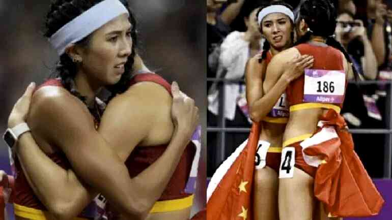 China censors photo of hugging athletes over perceived Tiananmen reference