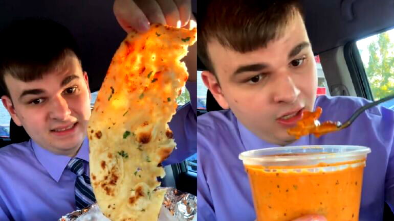 TikToker reacts to tasting Indian food for first time: ‘That should be a crime’