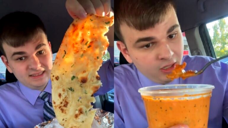 TikToker reacts to tasting Indian food for first time: ‘That should be a crime’