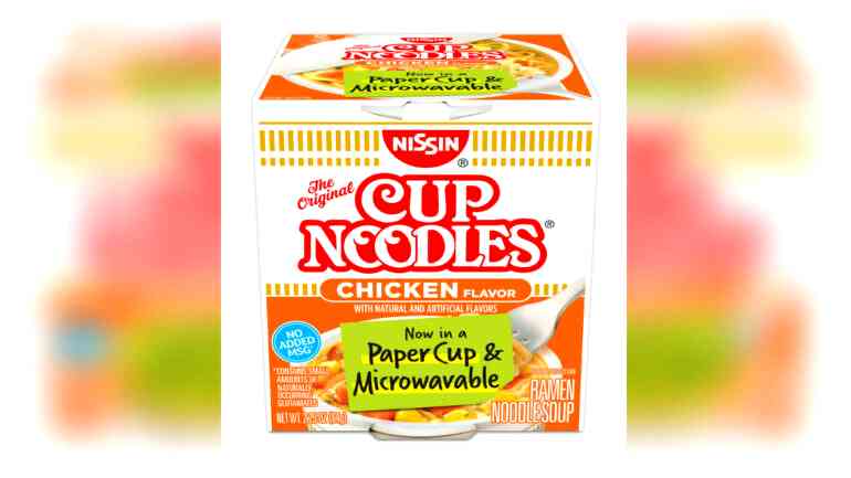 Cup Noodles to be microwaveable after ‘historic’ switch to paper cups