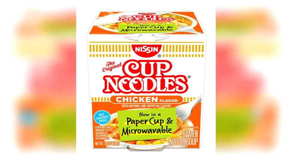 Cup Noodles to be microwaveable after ‘historic’ switch to paper cups
