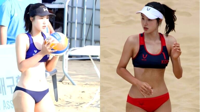 S. Korean volleyball player at Asian Games gains attention with her stunning beauty