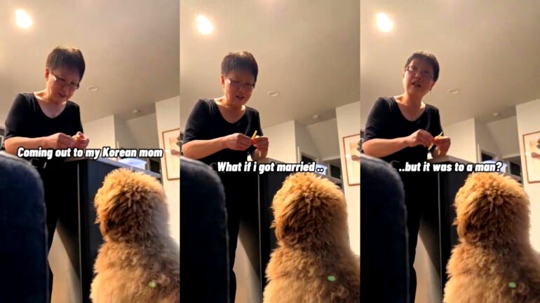 Watch: Korean mom responds to son asking if he could marry a man