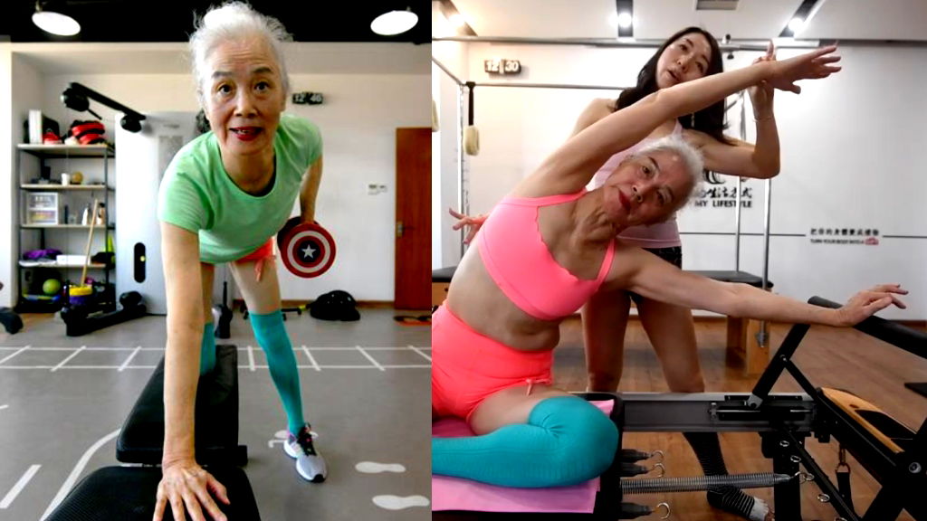 ‘Most beautiful yoga grandma in China’: 78-year-old woman goes viral for her physique