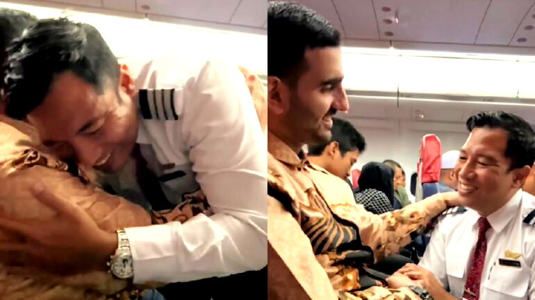 Watch: Indonesian pilot comforts Palestinian passenger in viral video