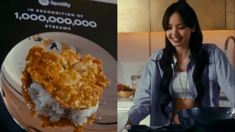 Watch: BLACKPINK’s Lisa eats her fave Thai meals on her billion-streams Spotify plaque