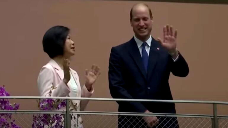 Prince William arrives in Singapore for Asia’s first Earthshot Prize event