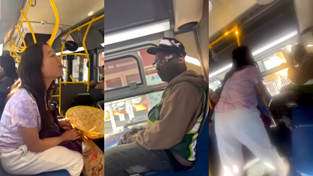Video: Woman barks, howls at man on SF Muni bus