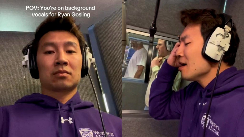 Behind-the-scenes clip of Simu Liu recording ‘Push’ for ‘Barbie’ goes viral