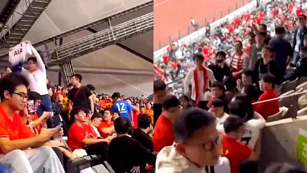 Son Heung-min’s Chinese fans brawl with China supporters during World Cup qualifier