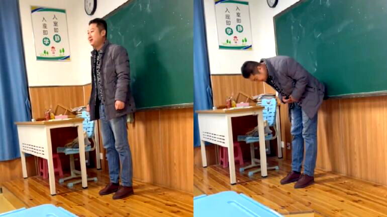 Chinese father supports son despite his bad grades in viral video