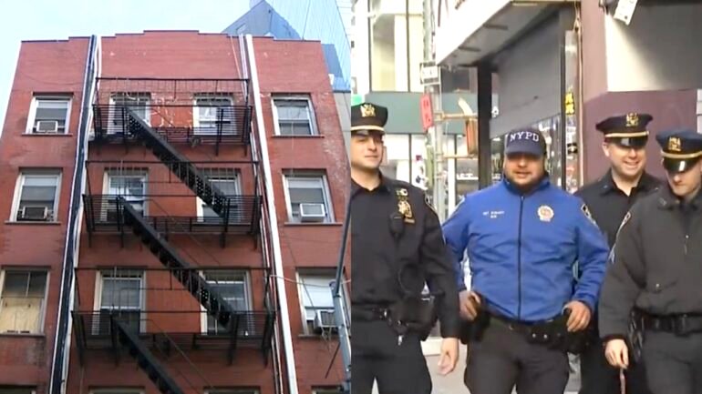 NYPD officers praised for heroic rescue of elderly residents from Chinatown fire